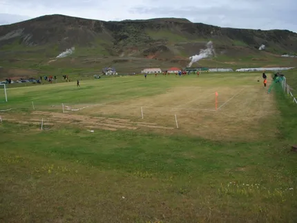 Grýluvöllur, home of IF Hamar Hveragerði