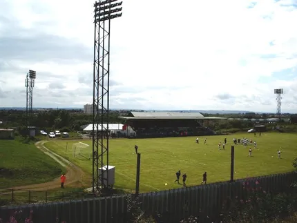 The Reigart Stadium, home of Albion Rovers
