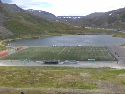 Breidablikk stadion, home of Hammerfest IF Stein