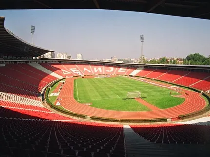Stadion Crvena Zvezda, home of Serbia U19