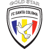 FC Santa Coloma logo, gold Star version