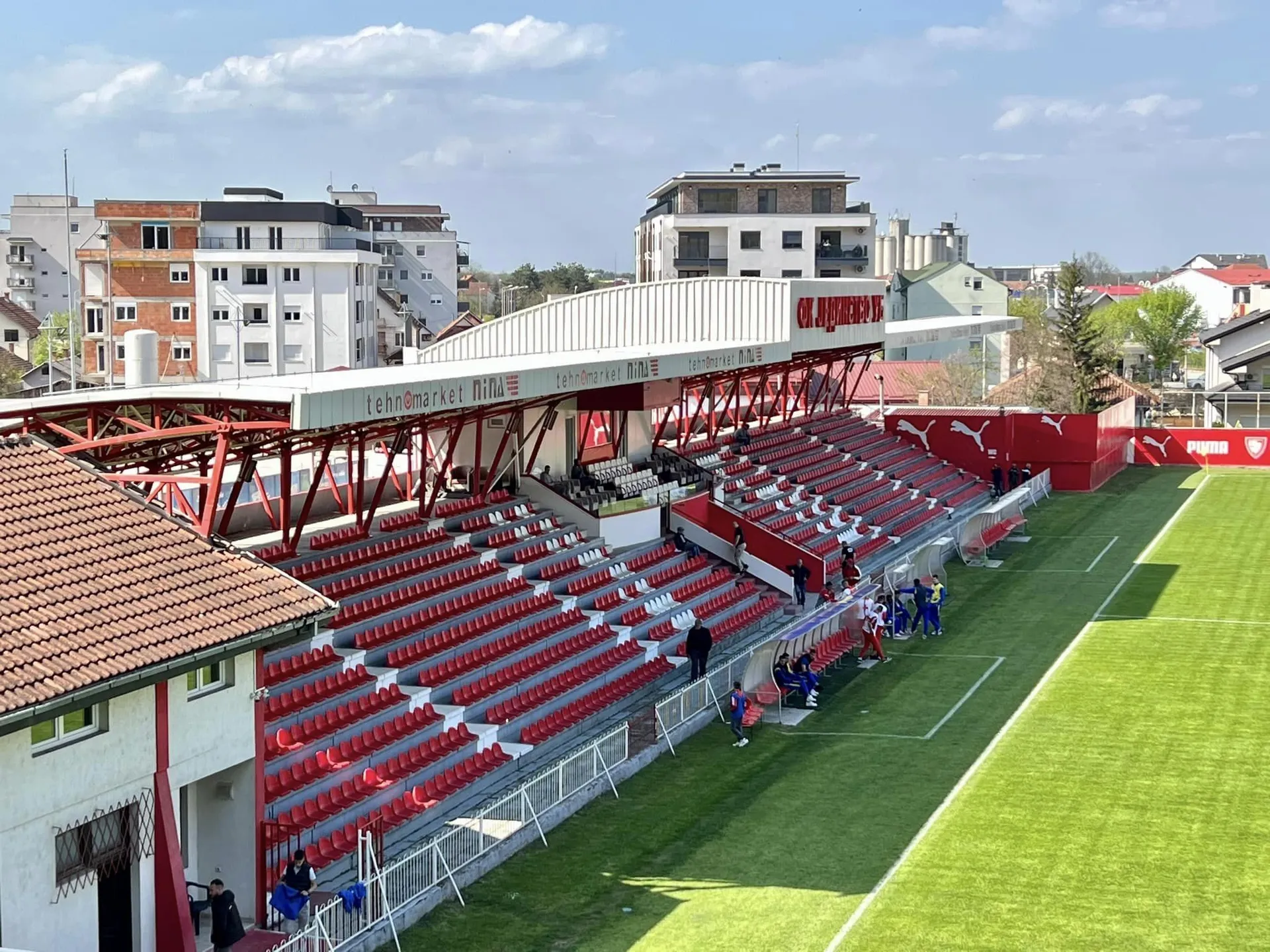 Stadion Dragan Dzajic, home of Jedinstvo Ub