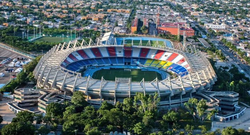 Estadio Metropolitano Roberto Meléndez, home of Colombia