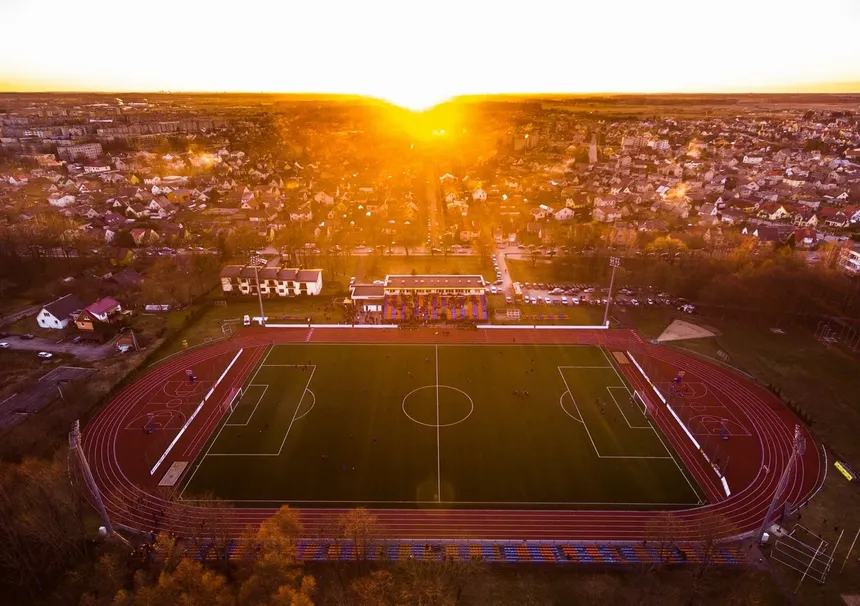 Gargždų miesto stadionas, home of Banga