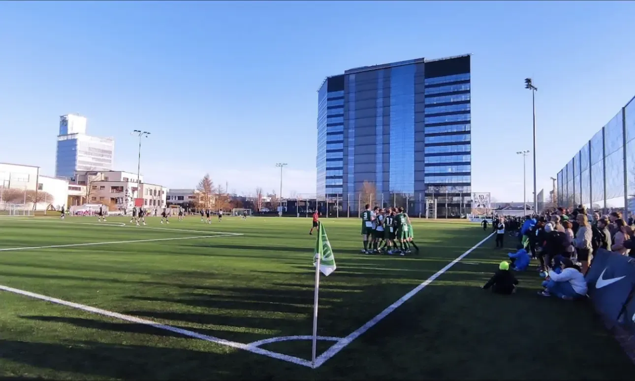 Hanzas vidusskolas laukums, home of Metta / LU