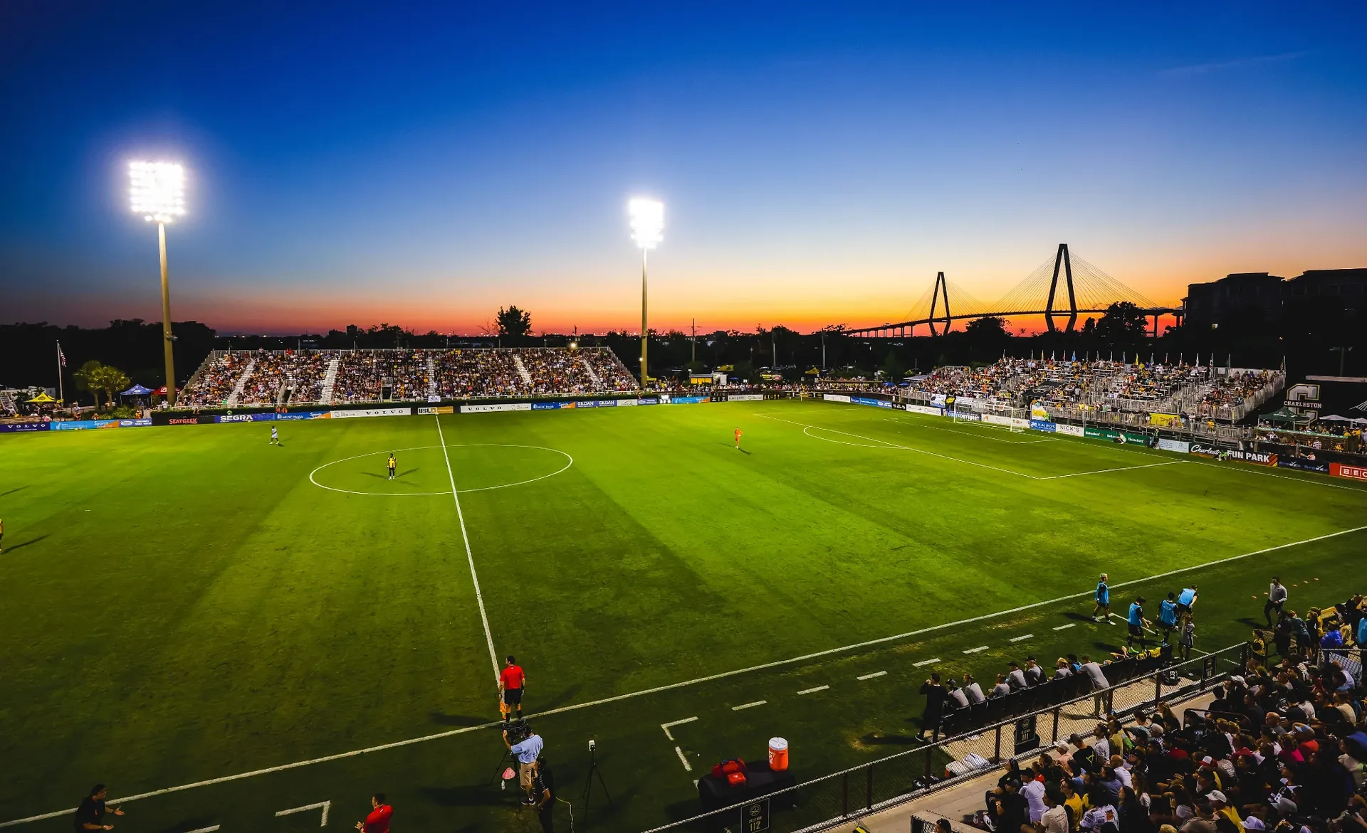 Patriots Point, home of Charleston Battery