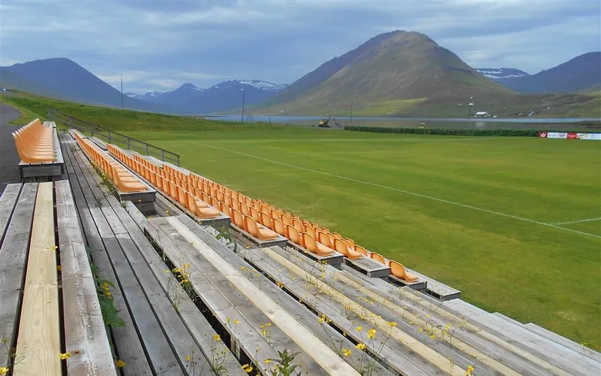 Ólafsfjarðarvöllur, home of KF