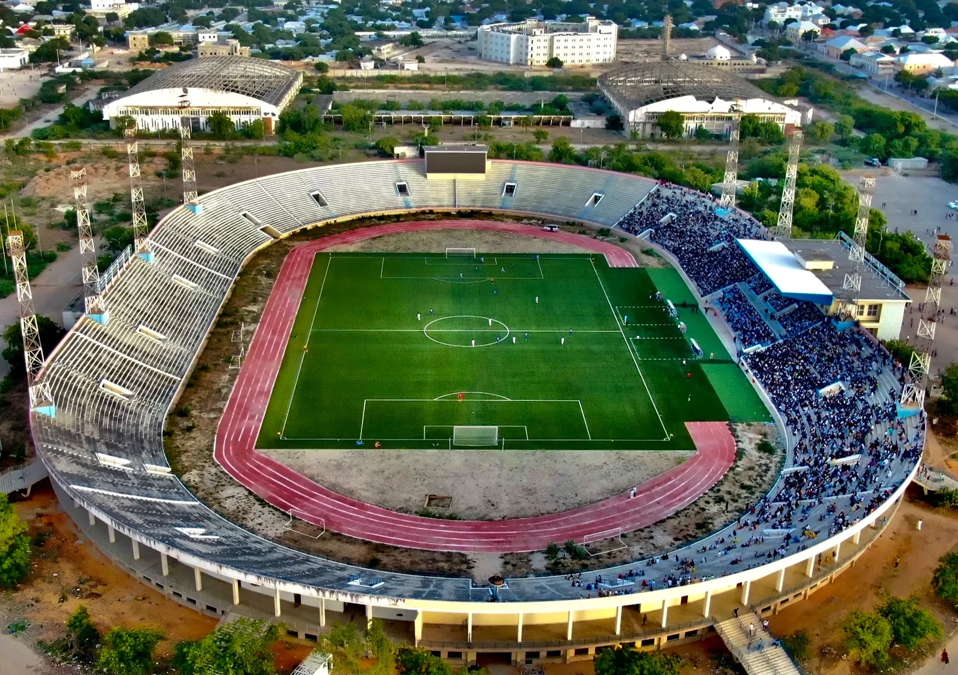 Muqdisho Stadium, home of Somalia