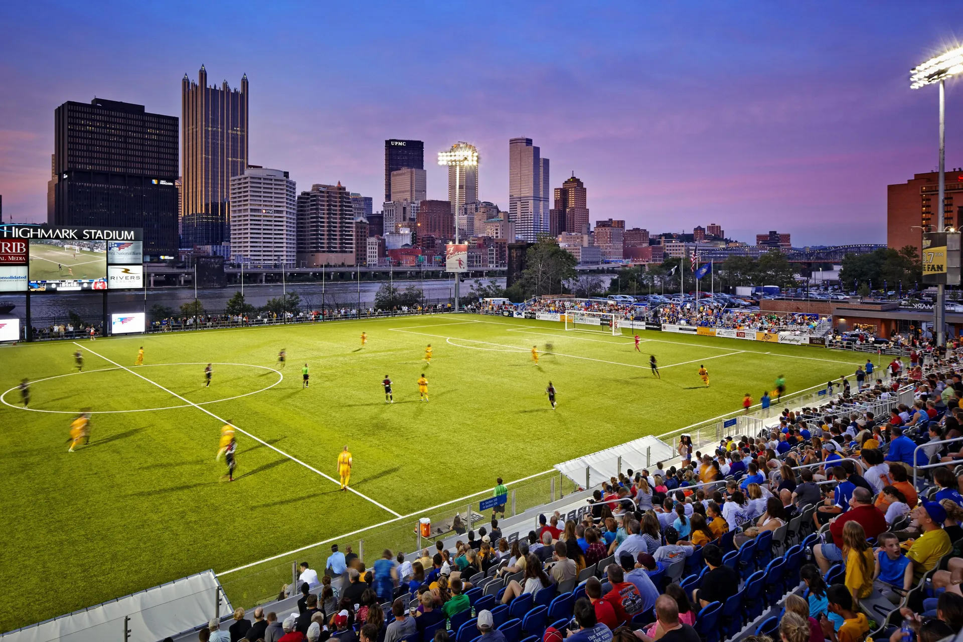 Highmark Stadium, home of Pittsburgh Riverhounds