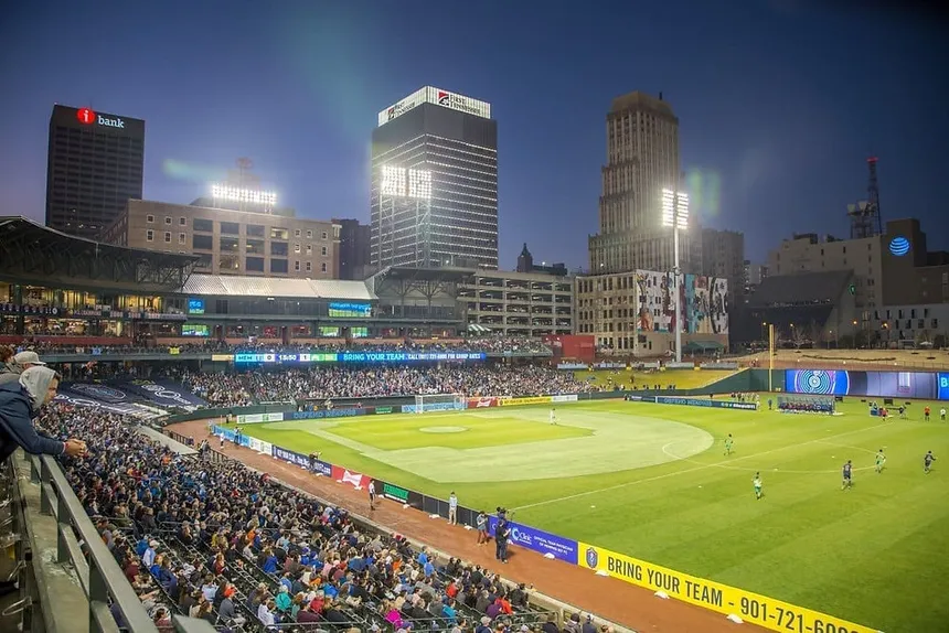 AutoZone Park, home of Memphis 901