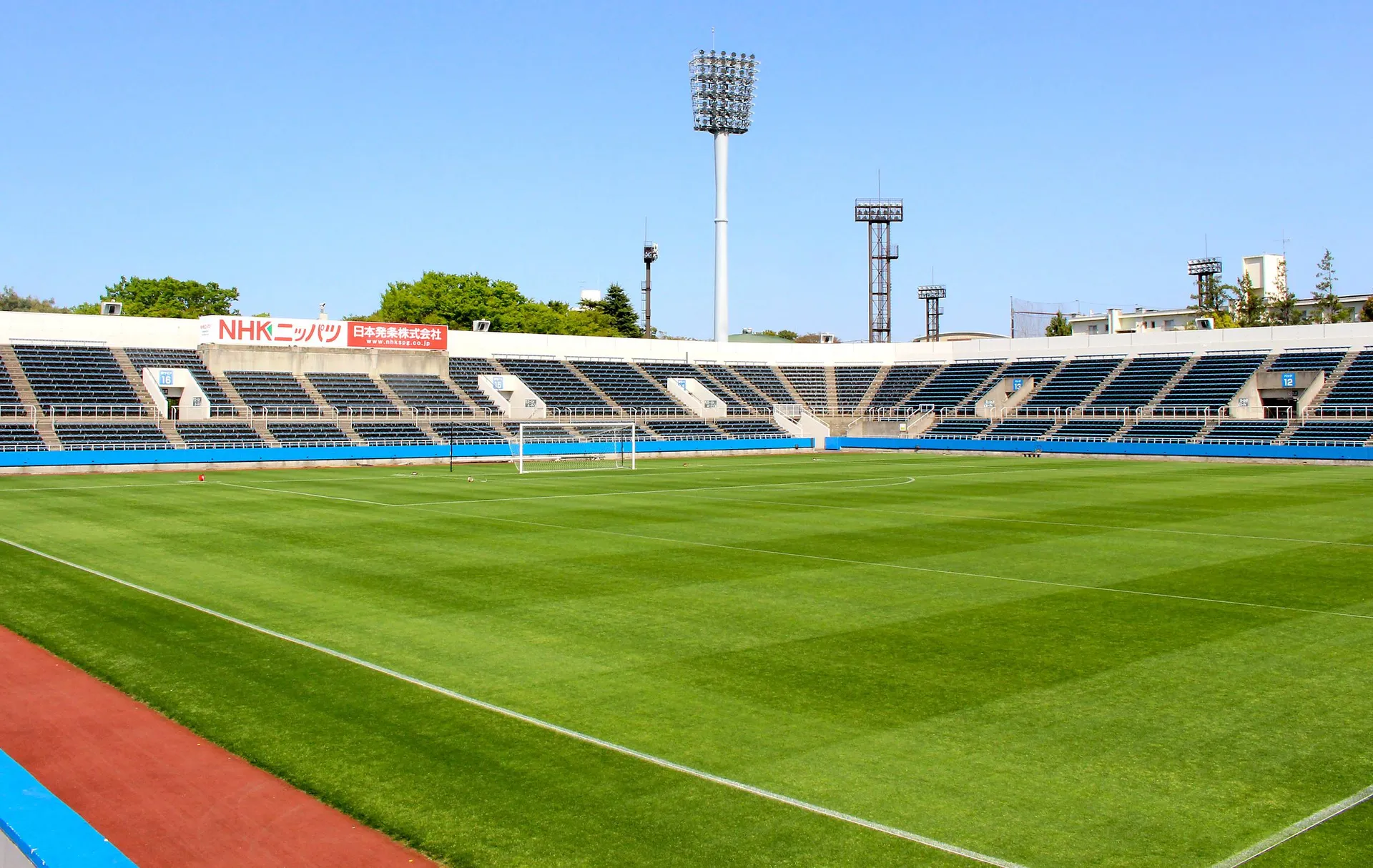 NHK Spring Mitsuzawa Football Stadium, home of YSCC