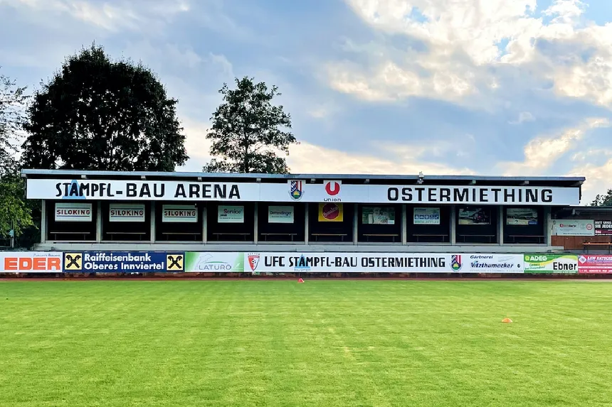 Stampfl-Bau Arena Ostermiething, home of Ostermiething