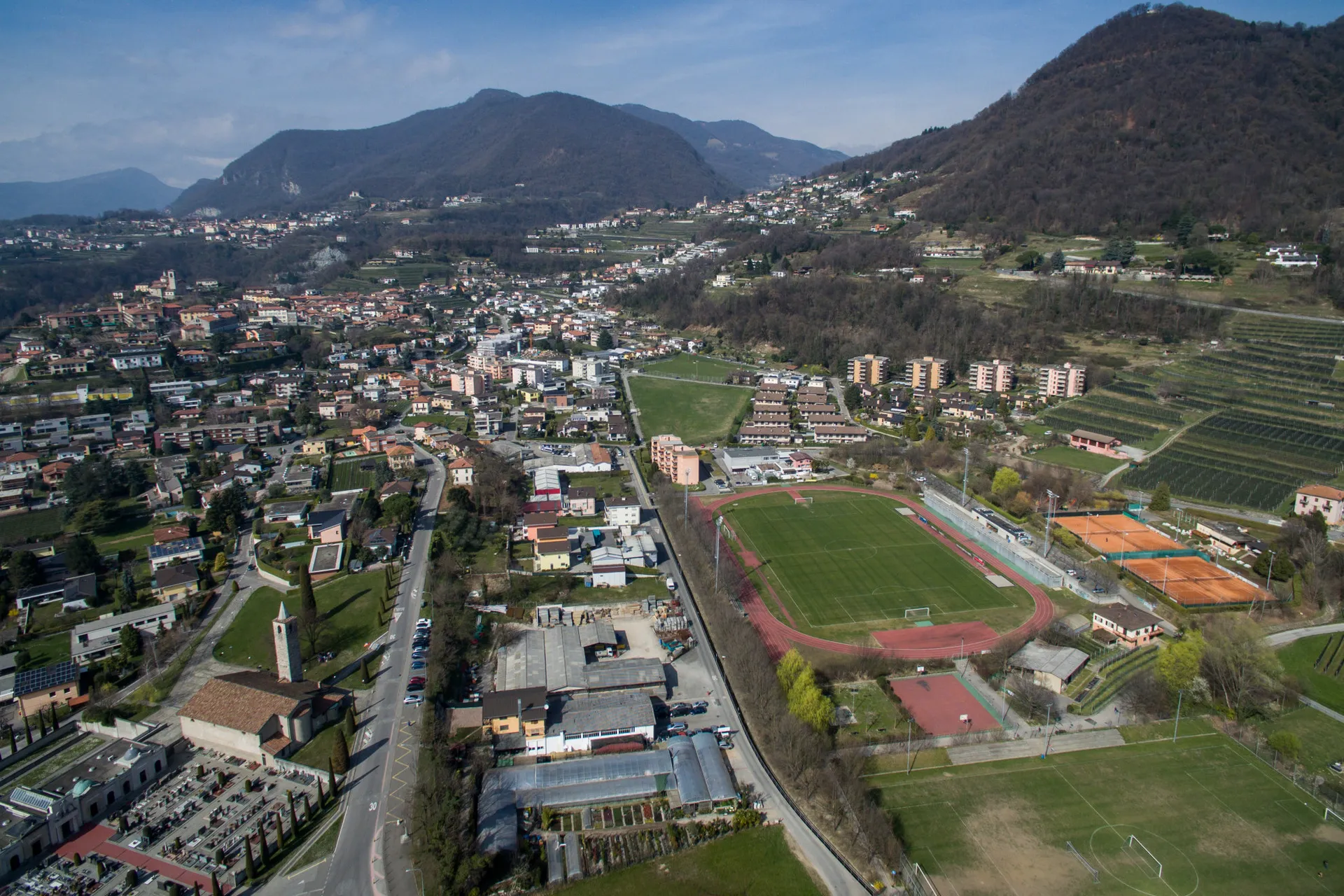 Campo Comunale Morbio, home of AS Novazzano