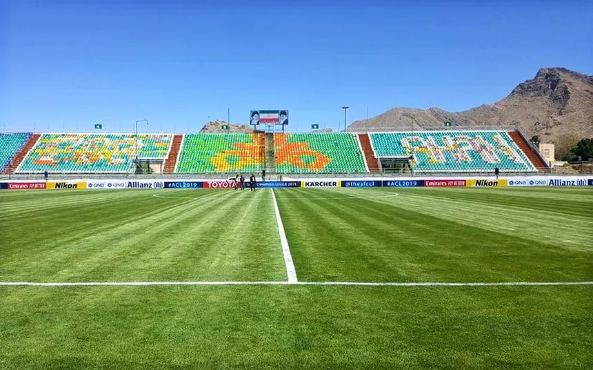 Folād Shahr Stadium, home of Zob Ahan