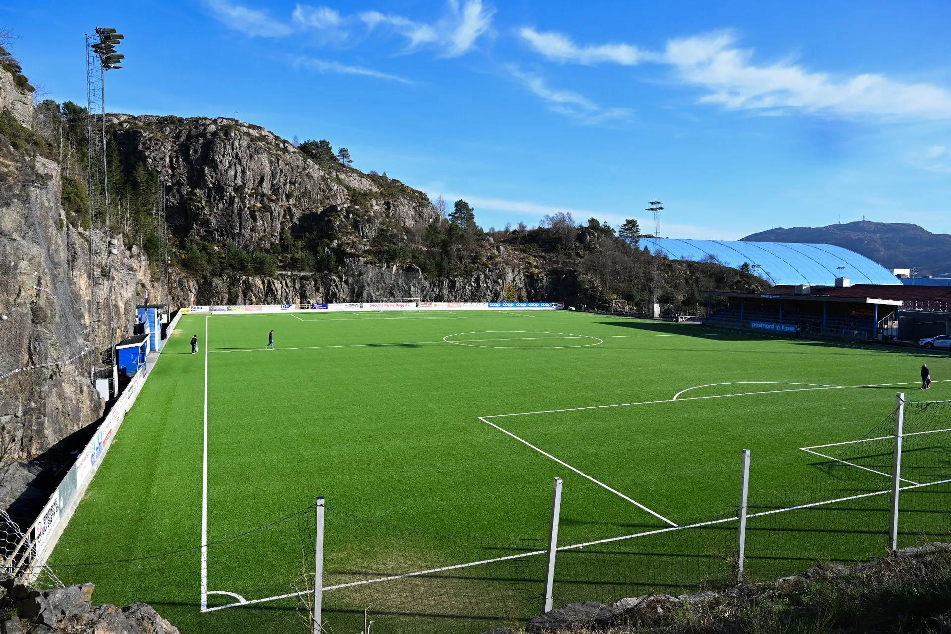 Straume stadion, home of Sotra