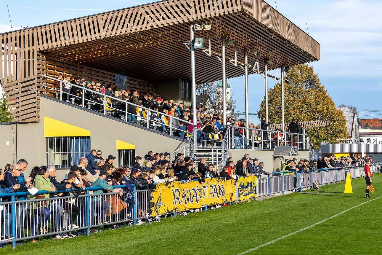 Stadion SK Kravare, home of Kravaře