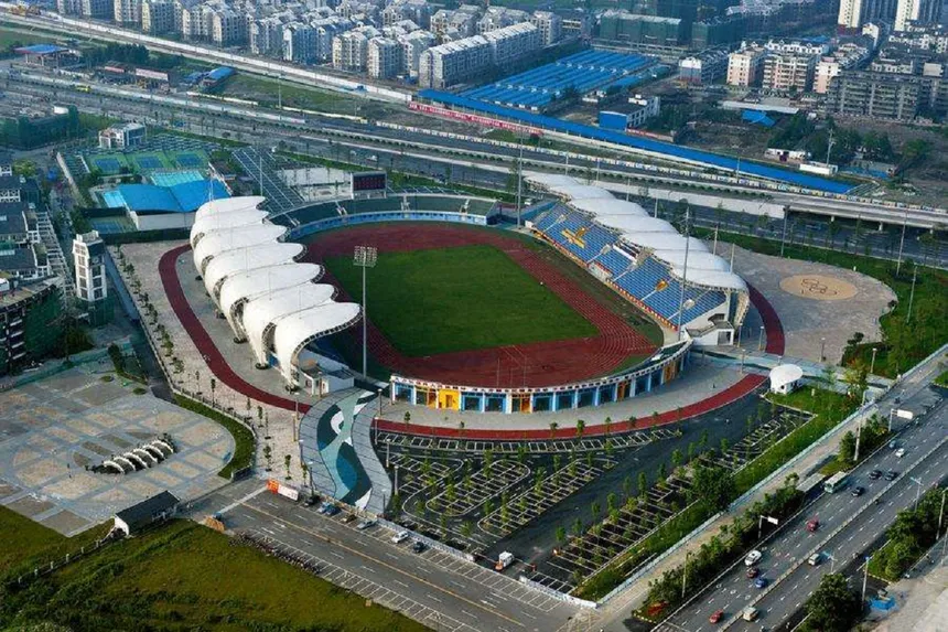 Dujiangyan Phoenix Stadium, home of Chengdu Rongcheng