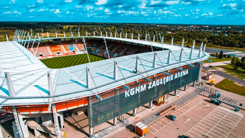 Stadion Zagłębia Lubin, home of Zagłębie Lubin II