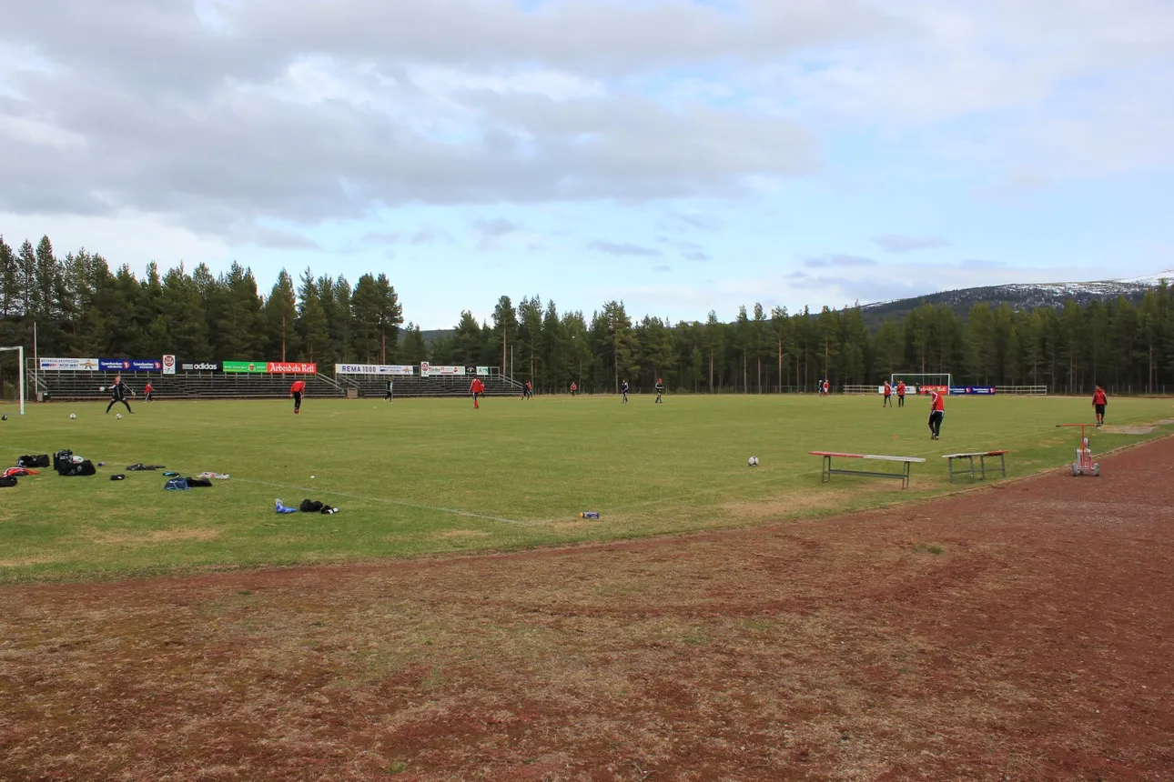 Nytrømoen gras, home of Tynset Idrettsforening