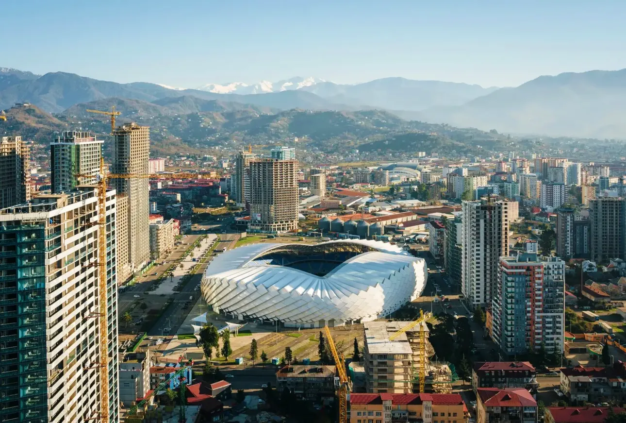 Batumi Stadium, home of Dinamo Batumi