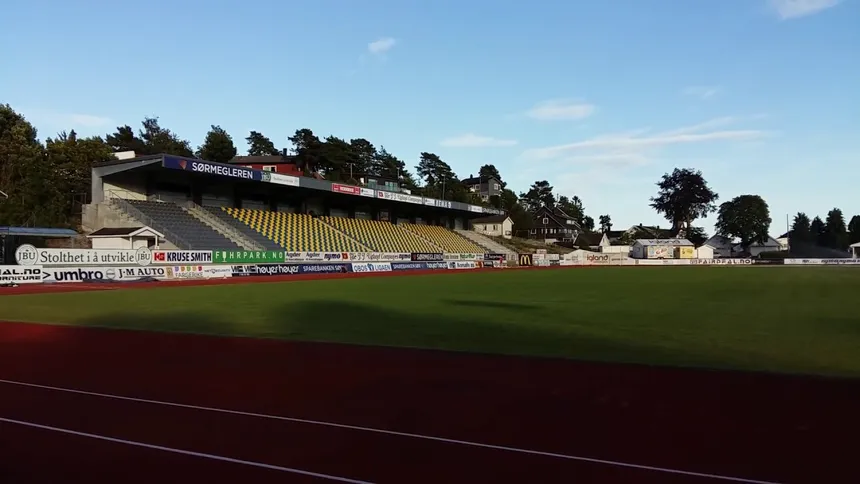 J.J. Ugland Stadion, home of Jerv