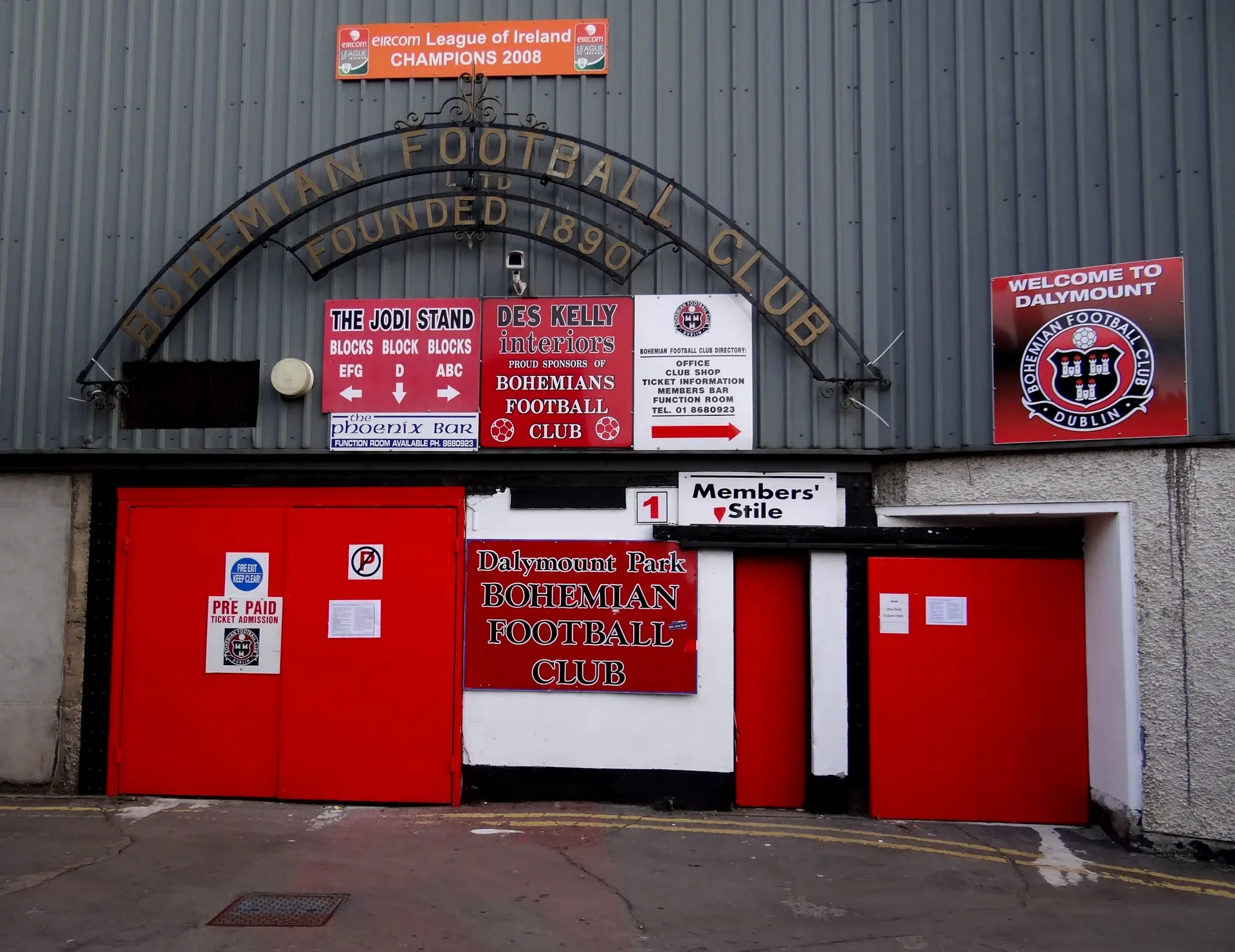 Dalymount Park, home of Bohemians