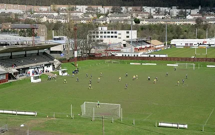 Netherdale Football Ground, home of Gala Fairydean Rovers