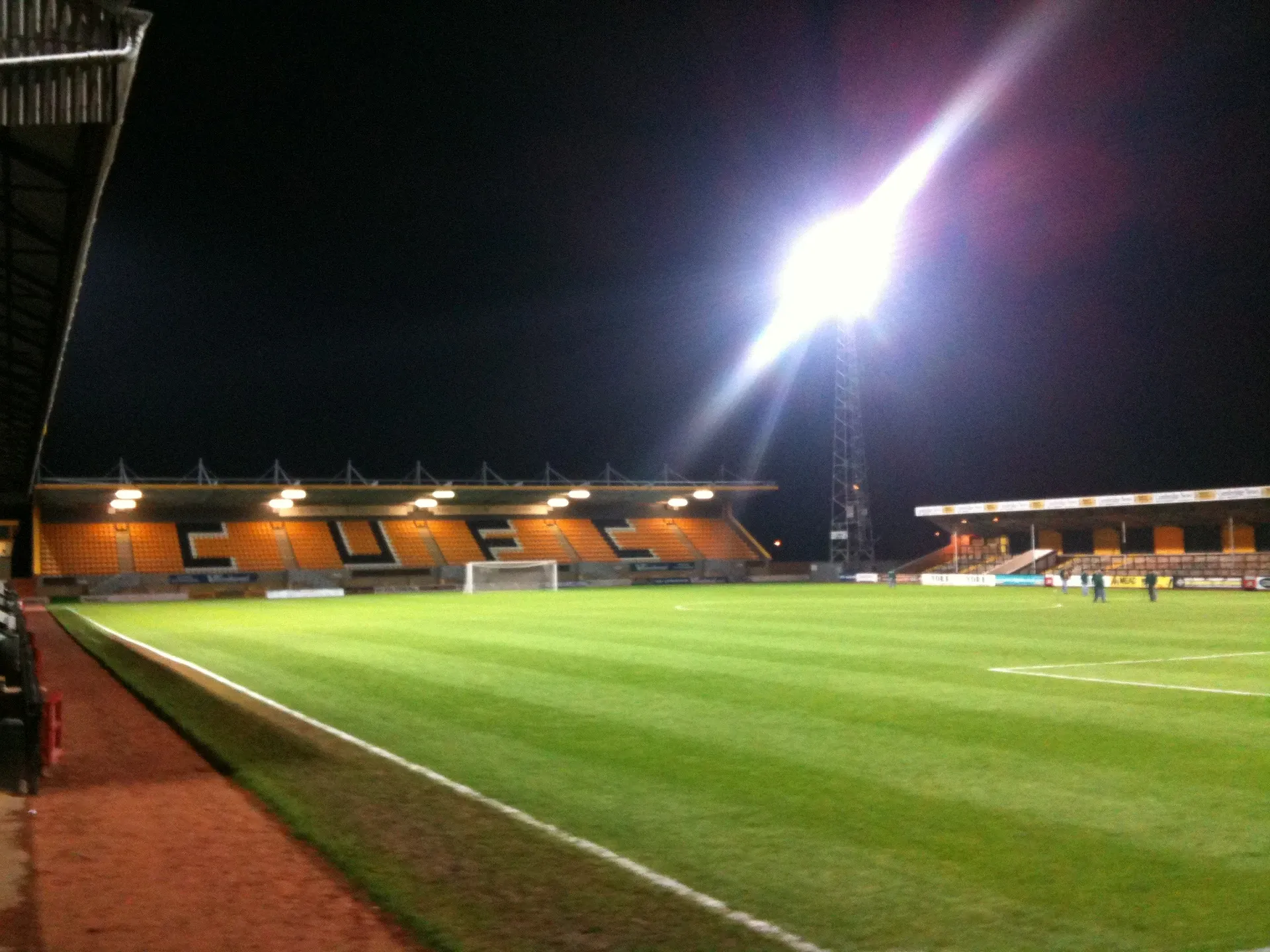 Abbey Stadium, home of Cambridge United