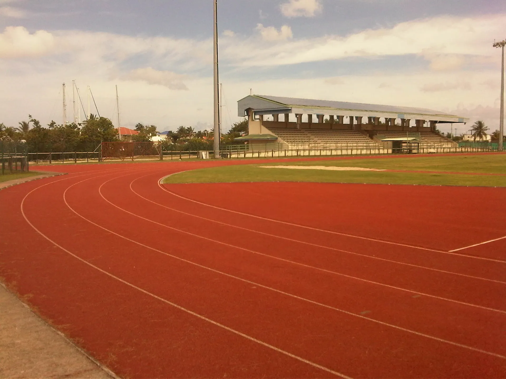 Stade Albéric Richards, home of Saint Martin