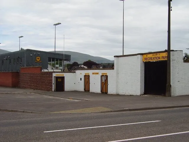 Indodrill Stadium, home of Alloa Athletic
