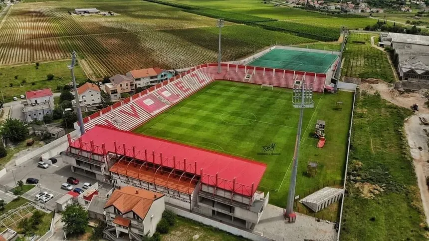 Stadion Rođeni, home of Velež