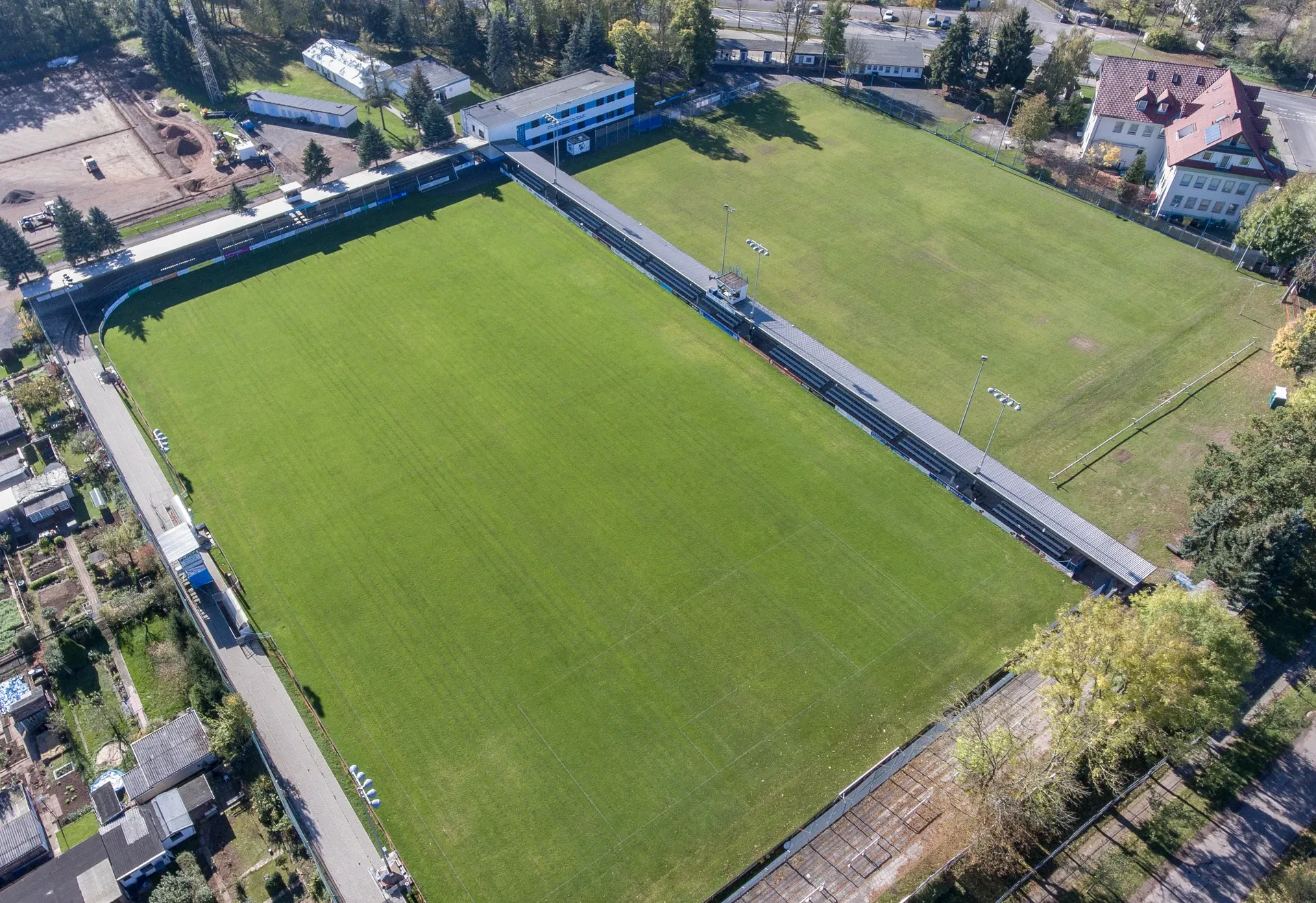 Albert-Kuntz-Sportpark, home of FSV Wacker 90 Nordhausen