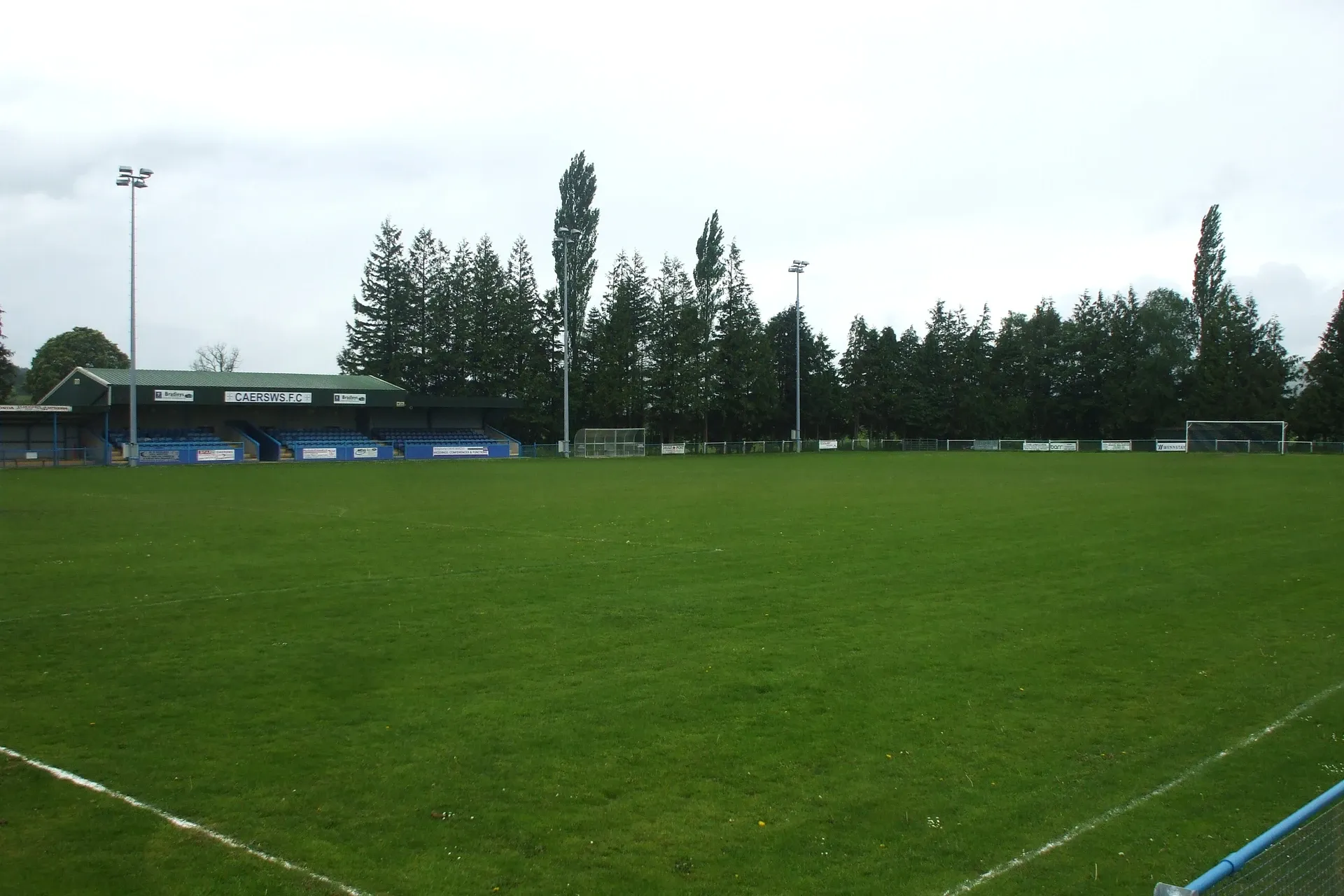 The Recreation Ground, home of Caersws