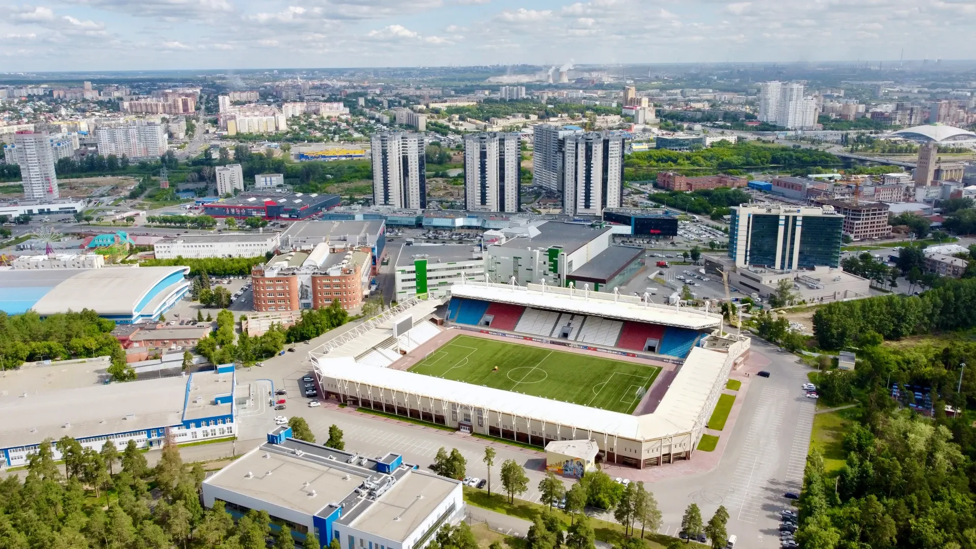 Stadion Central'nyj, home of FK Chelyabinsk