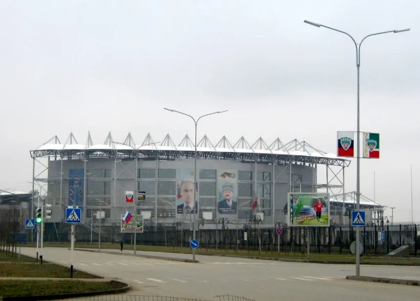 Akhmat Arena, home of FK Akhmat Grozny