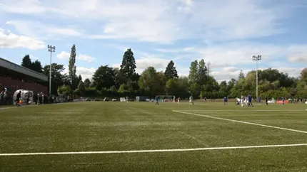 Park Hall Stadium, home of The New Saints