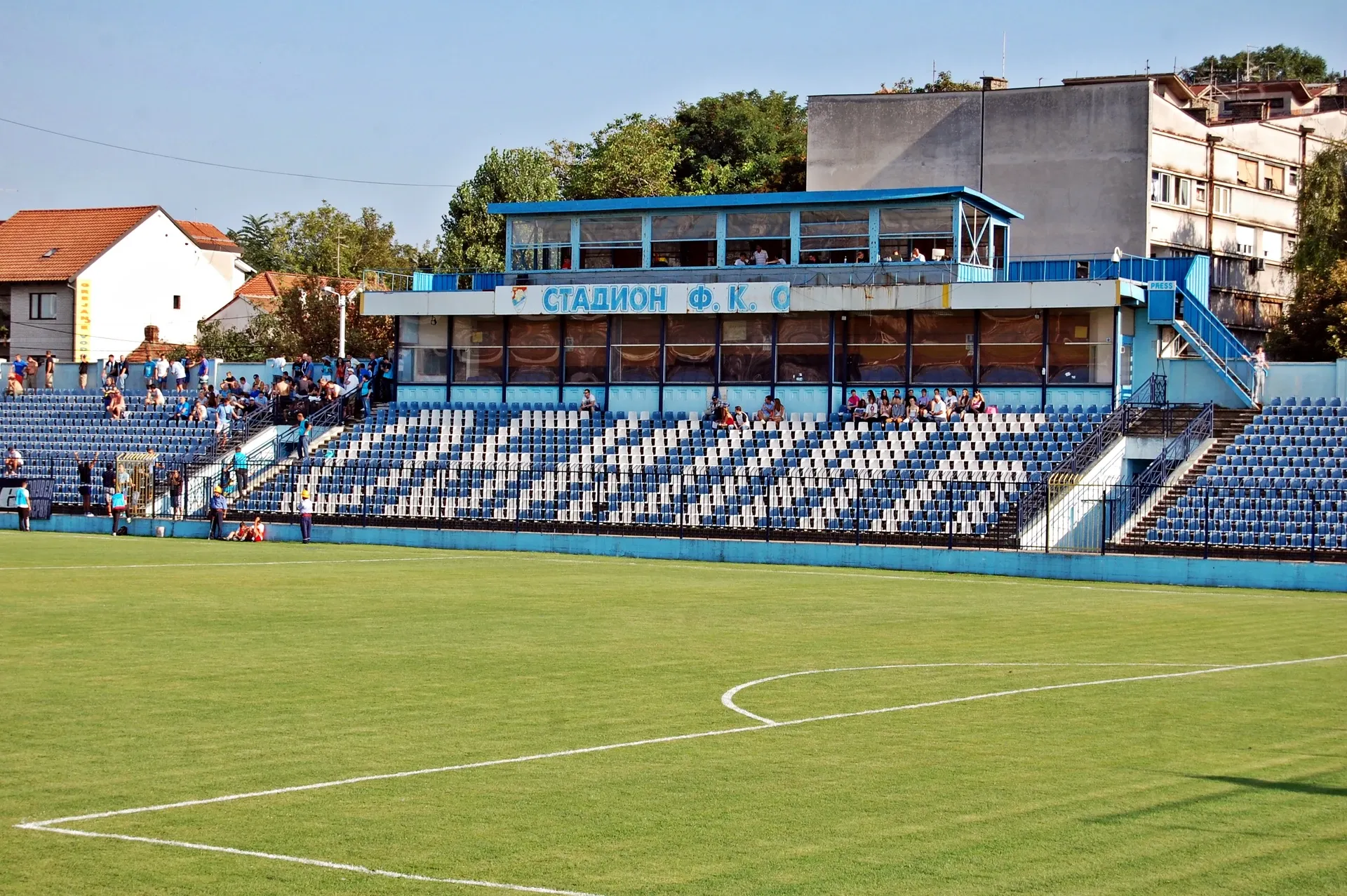 Stadion FK Sinđelić, home of Sindjelic Beograd