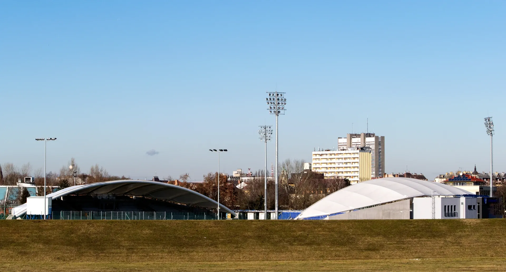 Tiszaligeti Stadion, home of Szolnoki MAV FC