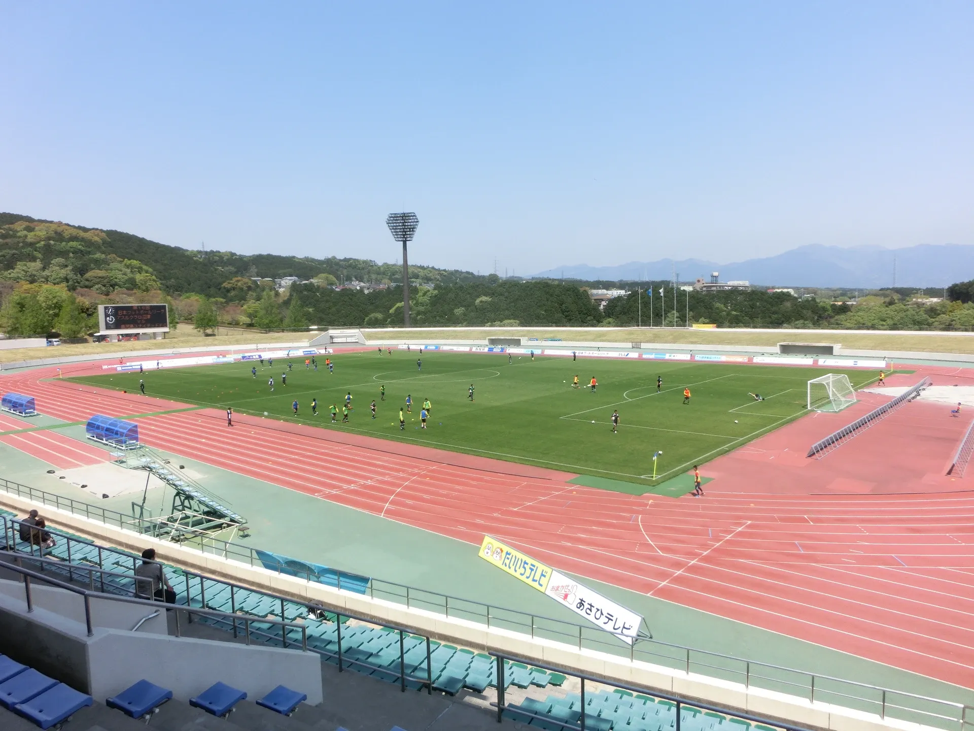 Shizuoka Ashitaka Athletic Stadium, home of Azul Claro Numazu