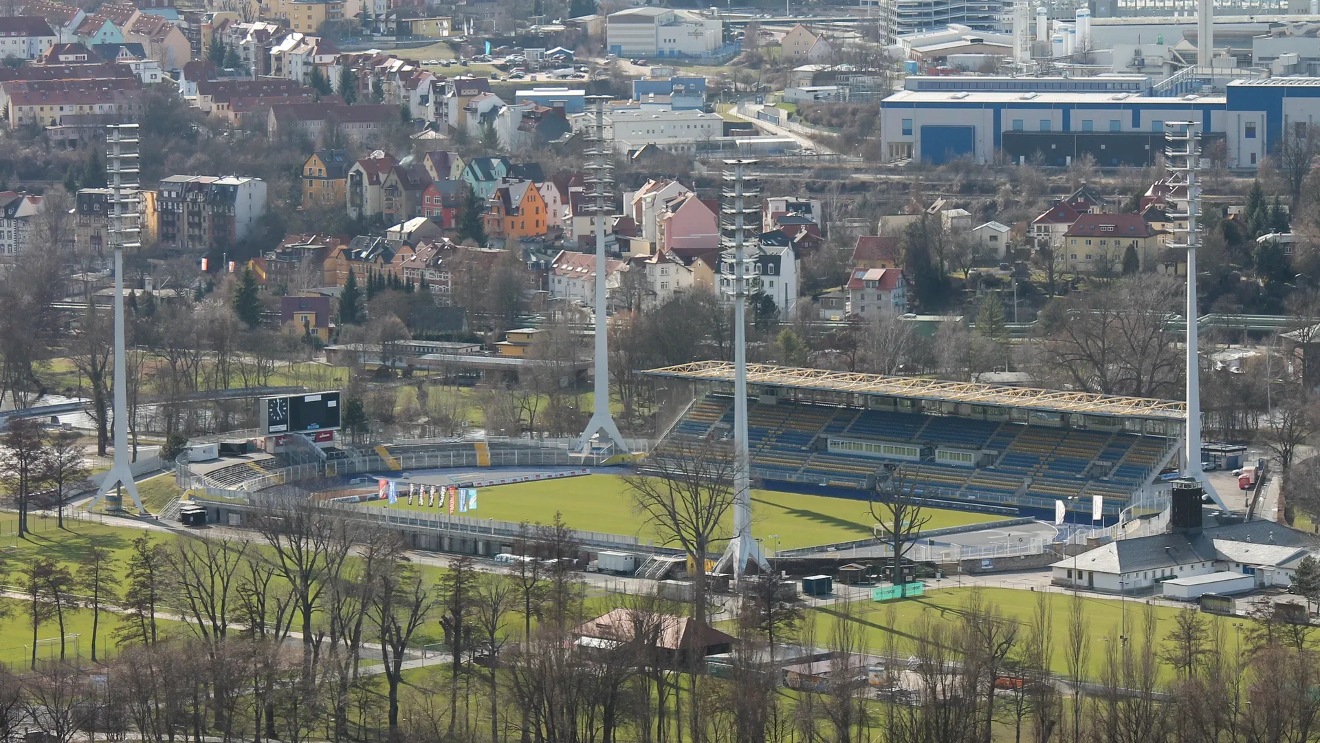 Ernst-Abbe-Sportfeld, home of FC Carl Zeiss Jena