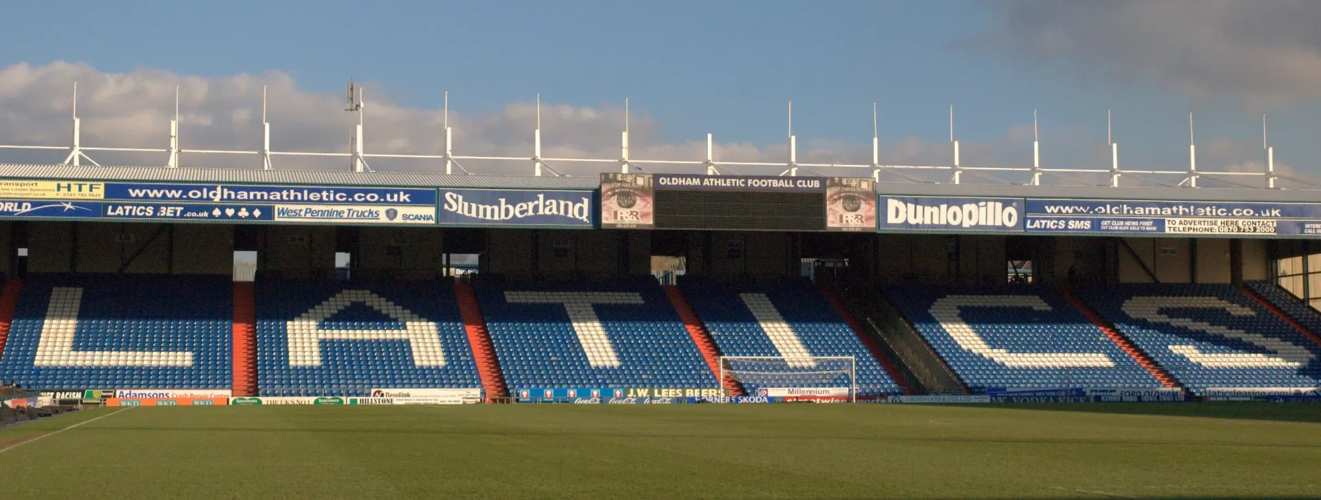 Boundary Park, home of Oldham