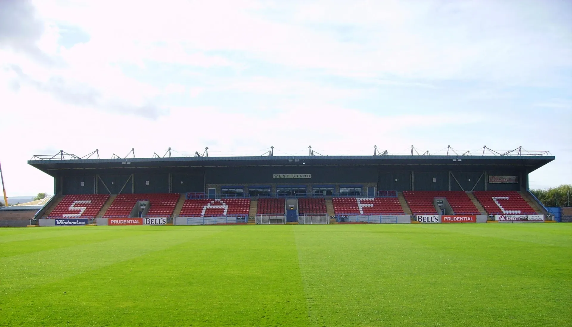 Forthbank Stadium, home of Stirling University