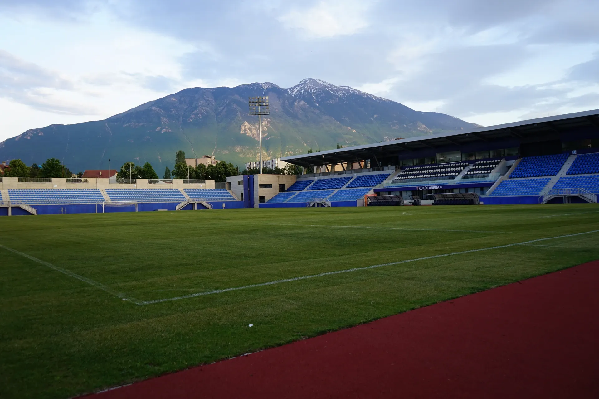 Kukës Arena, home of FK Kukesi