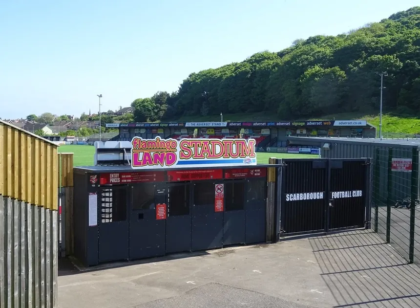 Flamingo Land Stadium, home of Scarborough Athletic