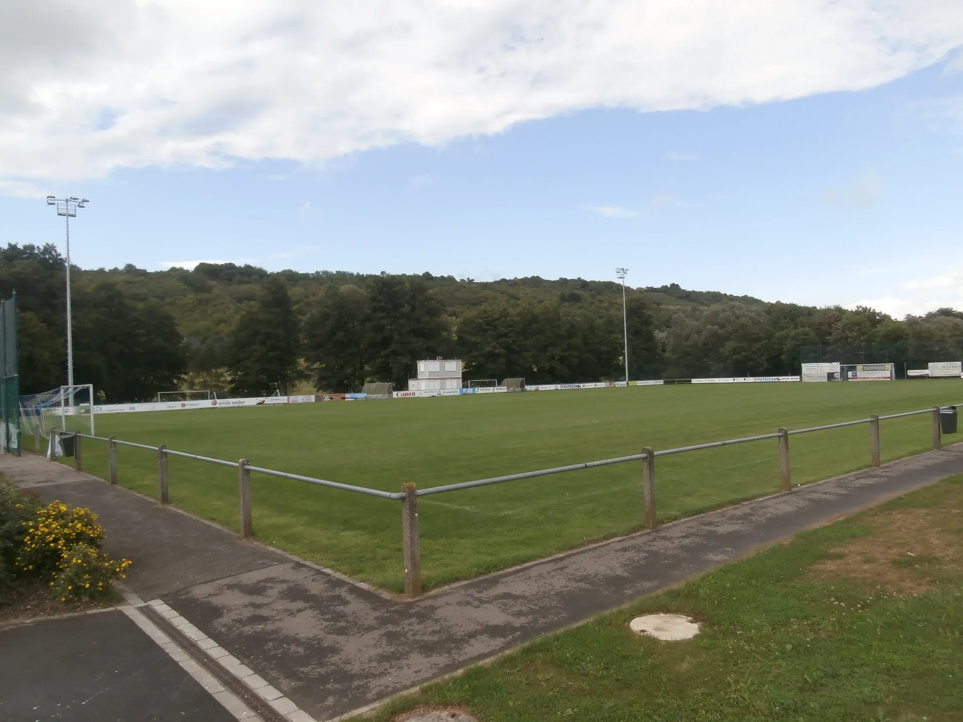 Stade Rue de Lenningen, home of FC Jeunesse Canach