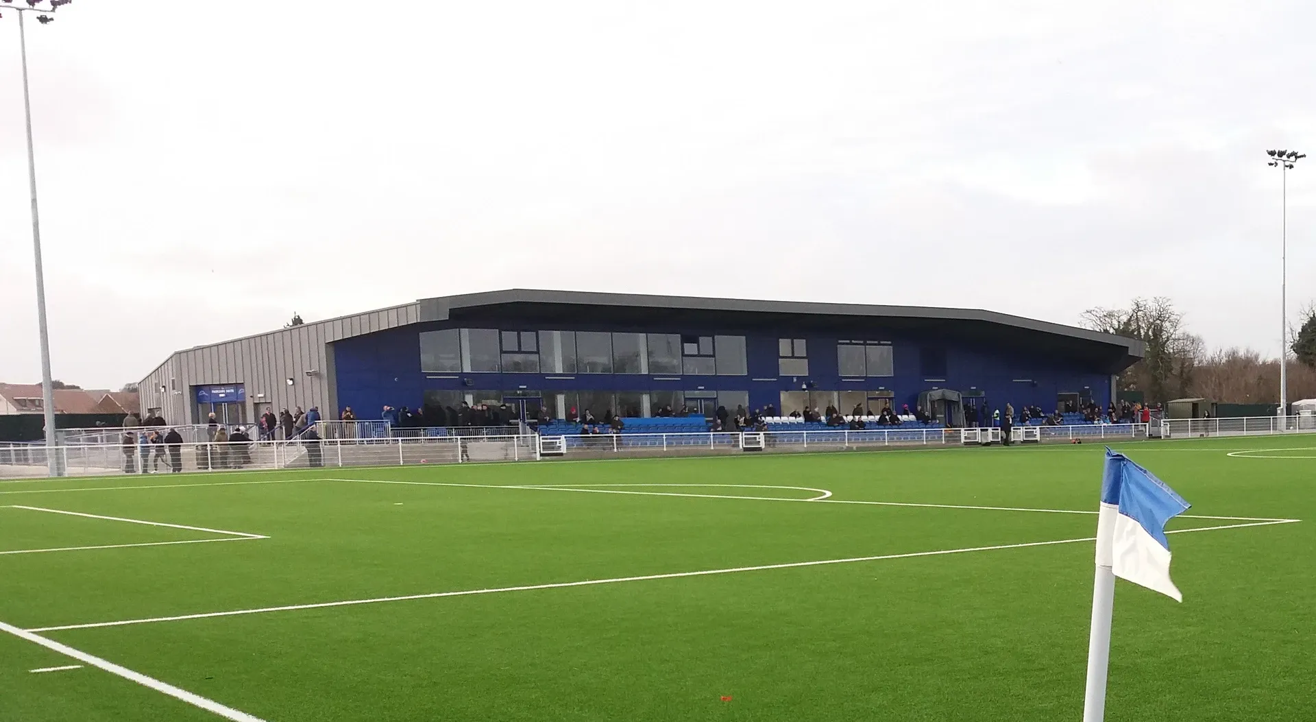 Parkside Stadium, home of Aveley