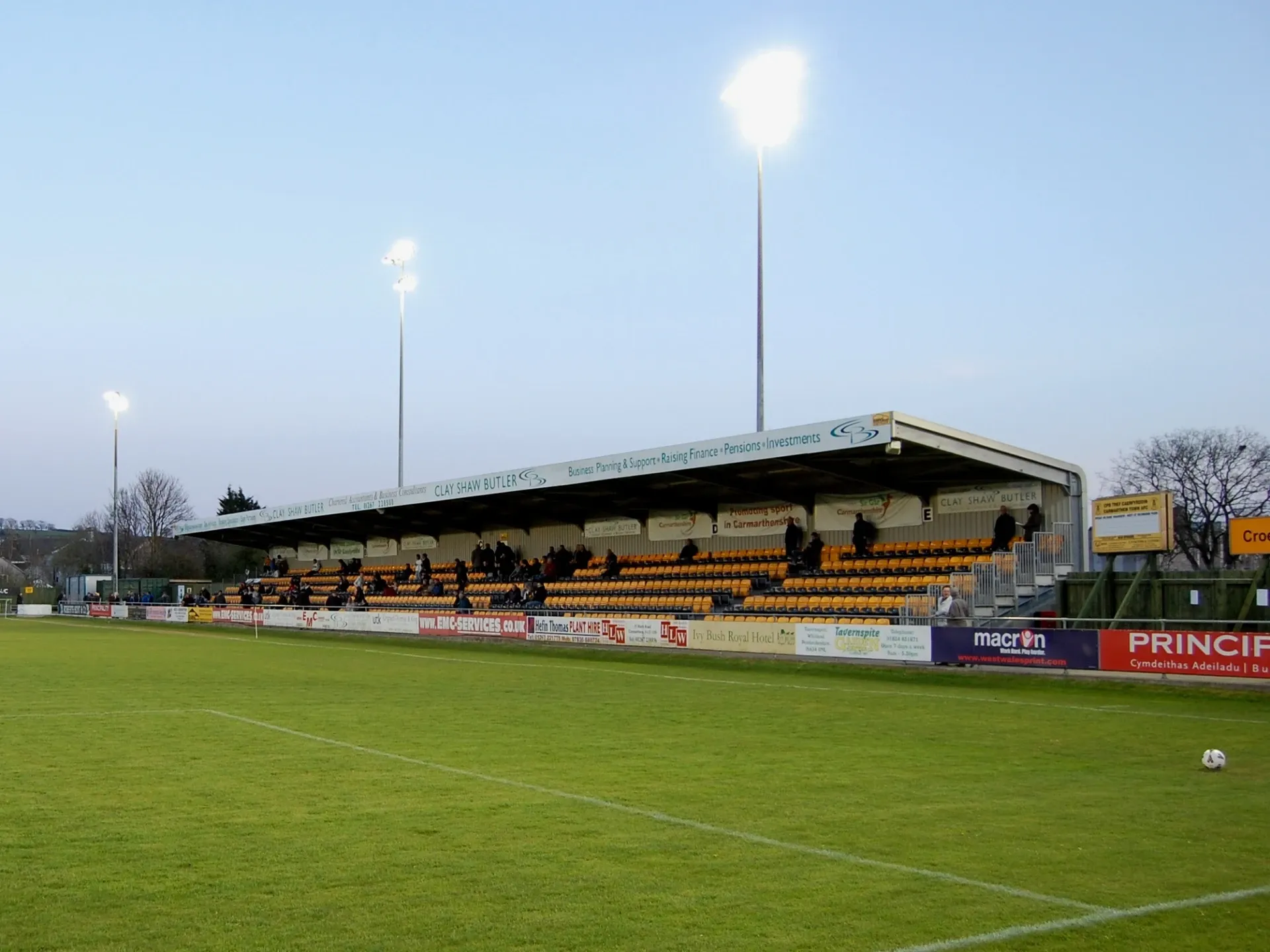 Richmond Park, home of Carmarthen Town AFC