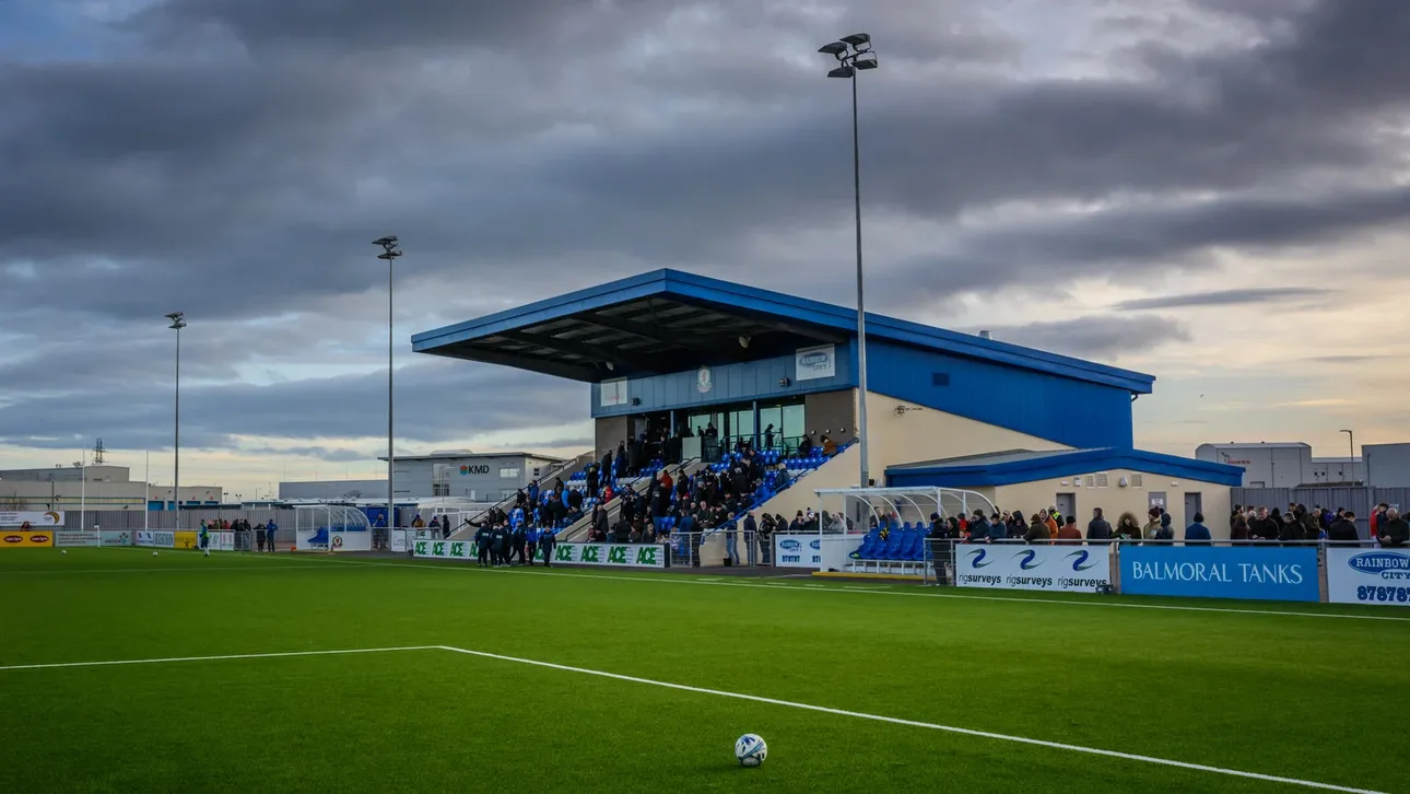 Balmoral Stadium, home of Cove Rangers