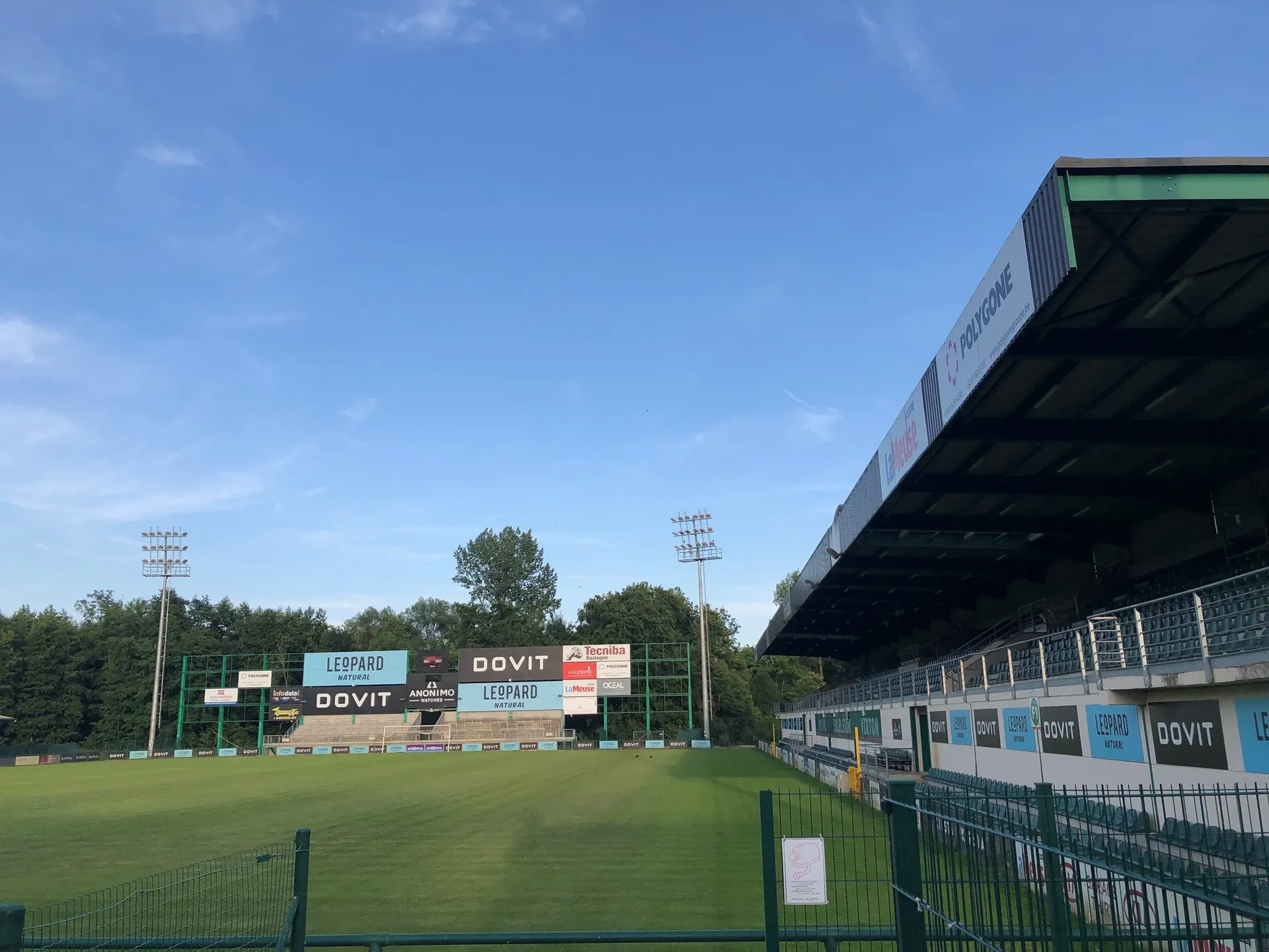 Stade Yvan Georges, home of Excelsior Virton