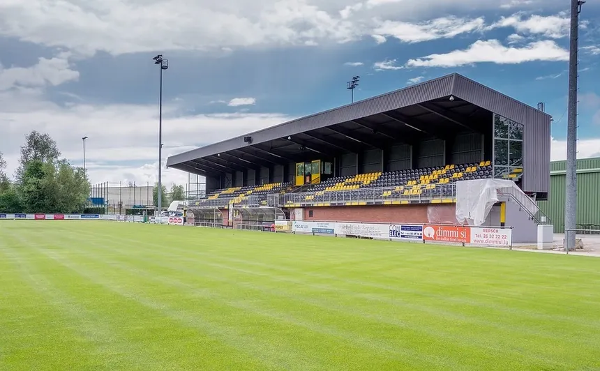 Stade Jos Haupert, home of FC Progrès Niederkorn